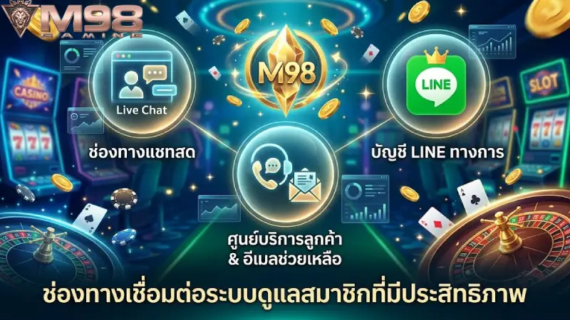 ช่องทางการเชื่อมต่อระบบดูแลสมาชิกที่มีประสิทธิภาพ M98